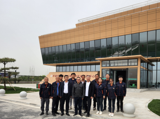集團公司領導深入施工一線檢查工作，參加平原示范區組織召開的工程項目座談會