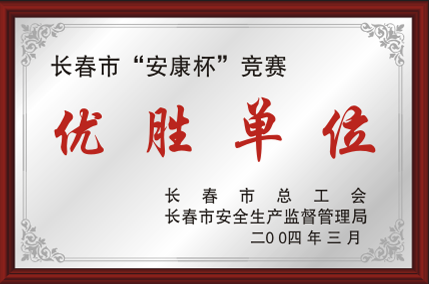 2004年長春市安康杯